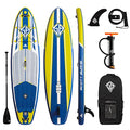 Scott Burke Inflatable Stand Up Paddle Board I-SUP Blue/Yellow