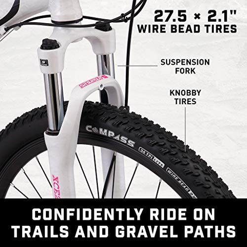 Mongoose Switchback Trail Adult Mountain Bike White