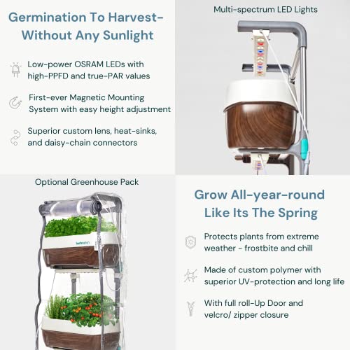 Altifarm Herbstation Indoor Garden Green Brown