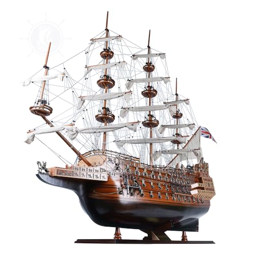 Old Modern Handicrafts Sovereign of The Seas Ship Model Natural Wood