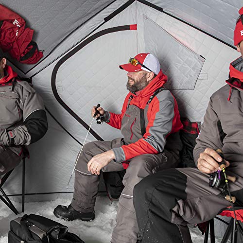 Eskimo FF949iG FatFish Pop-up Ice Shelter 3-4 Person Insulated Red