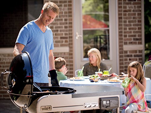 Weber Performer Deluxe 22-Inch Charcoal Grill with Touch-N-Go Gas Ignition Black