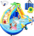 Wesoky 8in1 Inflatable Water Park Slide with Blower and Sprinkler