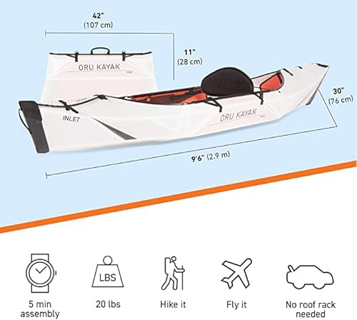 Oru Kayak Foldable Kayak Inlet White