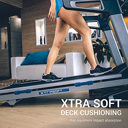 XTERRA Fitness TRX4500 Portable Treadmill Black Silver