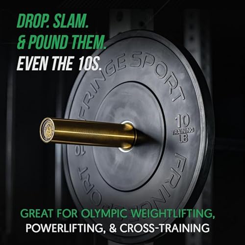 OneFitWonder Black Bumper Plate Sets - 460 lbs for Weightlifting & Strength Training