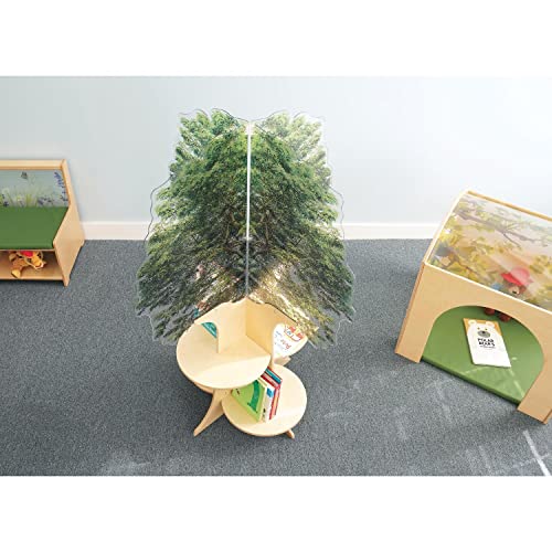 Whitney Brothers Nature View Tree Book Shelf Multi Color