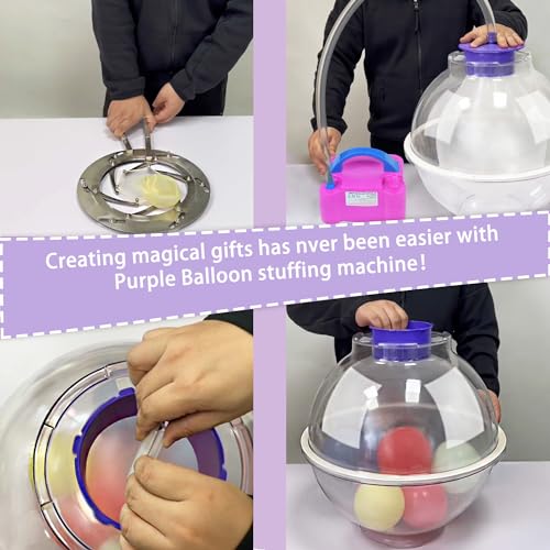 nLn Hope Balloon Stuffer Machine Kit with Air Pump & Expander Tool