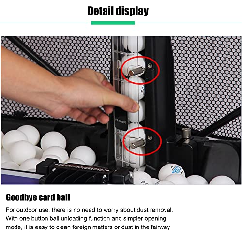 Boknight Table Tennis Robot with Capture Net Black