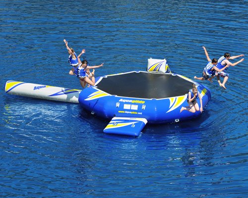 AQUAGLIDE Rebound 20 Water Trampoline Bouncer Aquapark Multicolor