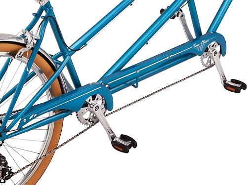 Schwinn Twinn Classic Tandem Adult Beach Cruiser Bike Blue