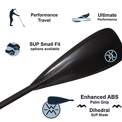 Werner Paddles Trance 95 3-Piece Adjustable Carbon Stand-Up Paddle