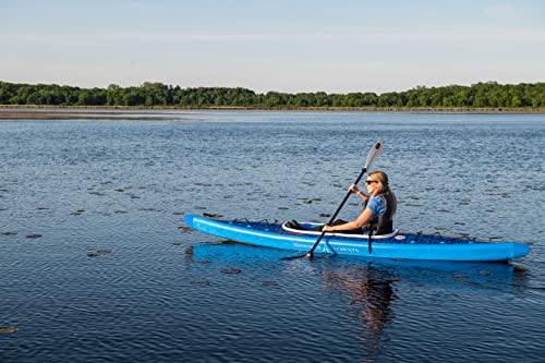 ADVANCED ELEMENTS AirVolution Inflatable Kayak with Roller Bag and Pump - Dropstitch Hull - Blue