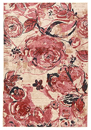 Jaipur Living Indoor Outdoor 10x13 Large Area Rug Floral Pink
