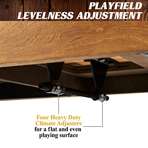 Barrington Billiards Urban Clyborne Shuffleboard Table Brown/Gray