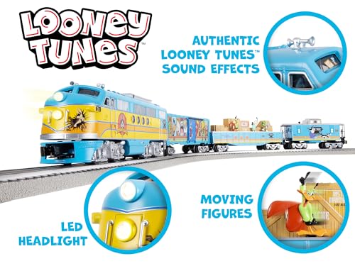 Lionel Looney Tunes Freight O Gauge Train Set Bluetooth & Remote Multi-color
