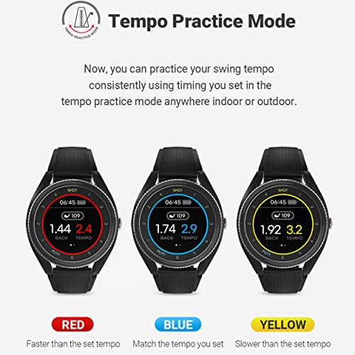 Voice Caddie T9 Premium GPS Golf Watch Gray