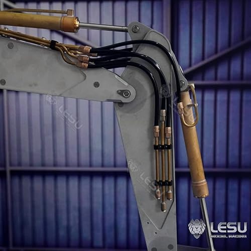 TOUCAN RC HOBBY 1/14 Lesu Metal Three-Arm Hydraulic RC Excavator Model