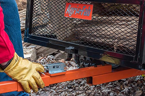 Agri-Fab 1,250-Pound ATV/UTV Swivel Steel Dump Cart Orange/Black