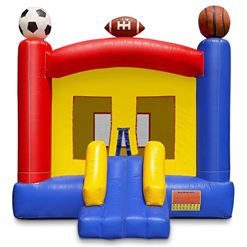 Cloud 9 Commercial Grade Sports Bounce House with Blower Multicolor