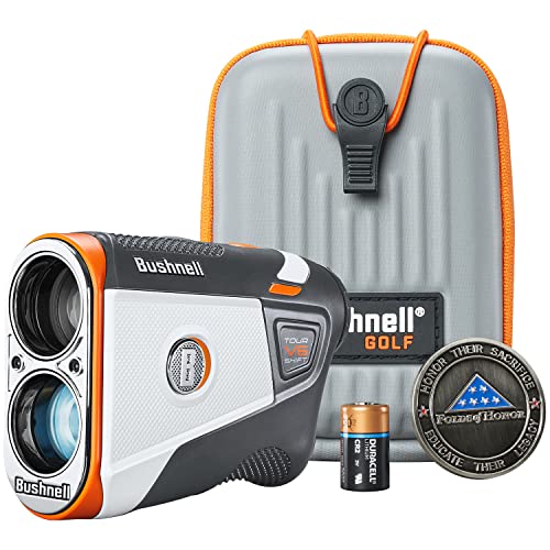 PlayBetter Bushnell Tour V6 Shift Golf Rangefinder with Slope - PinSeeker, Visual JOLT, BITE Mount - Shift (Slope)