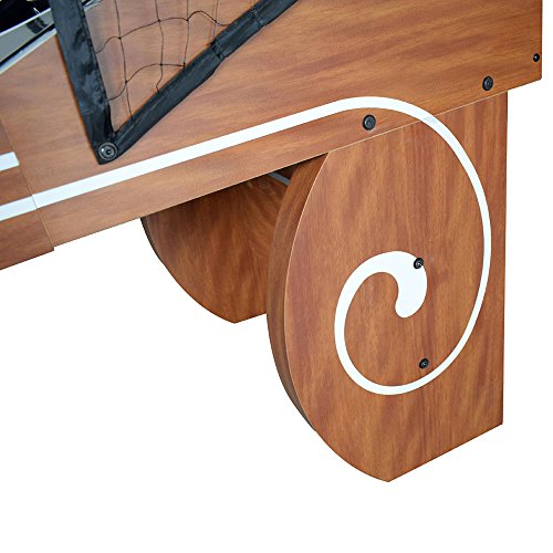 Hathaway Boardwalk 8-ft Arcade Ball Table Oak with LED Lighting