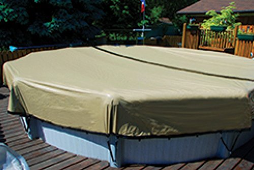 HPI Ultimate Winter Cover for 33-Foot Round Above-Ground Swimming Pools