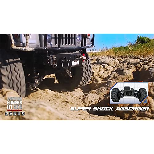 1/10 US GM Hummer H1 Military Truck 4WD Crawler RTR Red