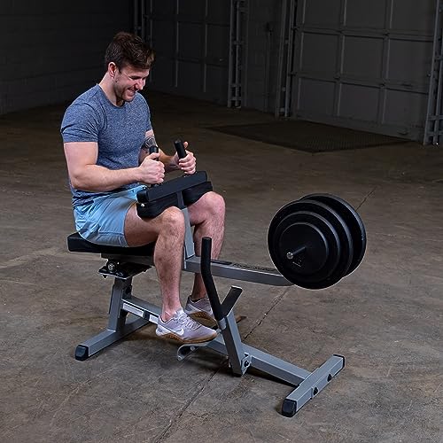 Body-Solid Seated Calf Raise Exercise Machine Silver