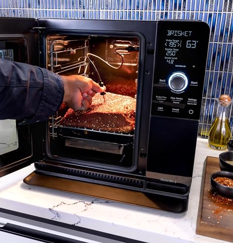 Profile GE Profile™ Smart Indoor Pellet Smoker with Active Smoke Filtration, WiFi Connected, Countertop BBQ Appliance Carbon Black