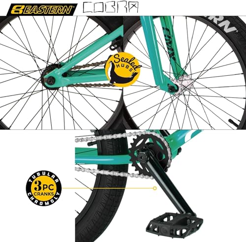 Eastern Bikes Cobra BMX Freestyle Bike 20 Inch Teal