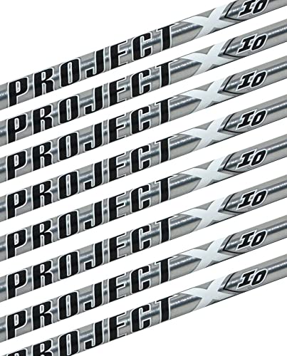 Project X IO Steel Iron Shafts 5-PW, Set of 6 - .355 Taper Tip (Choose Flex) (5.5 Regular+ Flex)