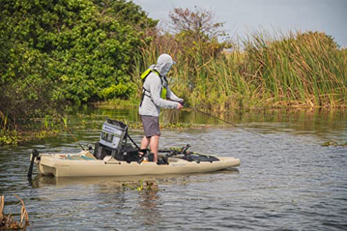 Perception Kayaks Showdown 11.5 Sit-on-Top Pedal Drive Fishing Kayak Fossil Tan