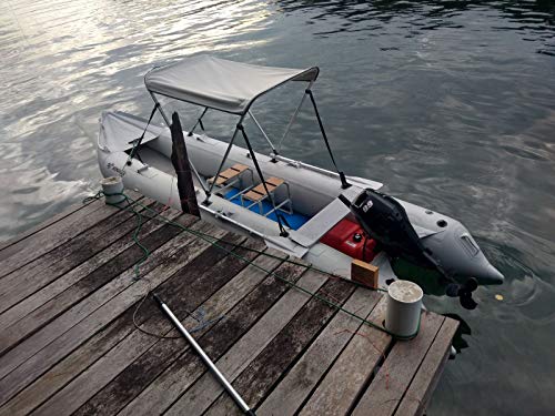 BRIS Inflatable Kayak Fishing Tender 4 Person Canoe