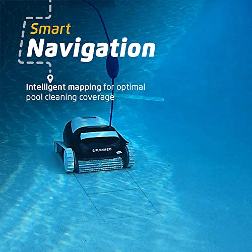 Dolphin Explorer E20 Robotic Pool Vacuum Cleaner Black