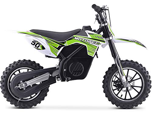 MotoTec Gazella 24V 500W Electric Dirt Bike Green
