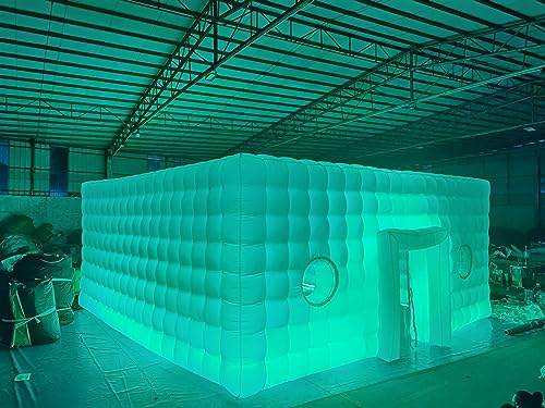 Alessia Cara Large LED Inflatable Air Cube Tent House White