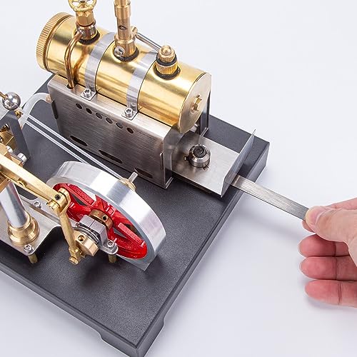 Helixsun DIY Steam Beam Engine Model Kit Full Metal with Boiler & Flyball Governor