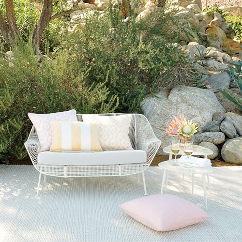Dash & Albert Veranda Performance Area Rug 8' x 10' Ivory