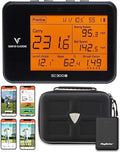PlayBetter Swing Caddie SC300i Portable Golf Launch Monitor - Carry/Total Distance, Smash Factor, Ball Speed - Doppler Shot Tracker Bundle with Protective Case Portable Charger