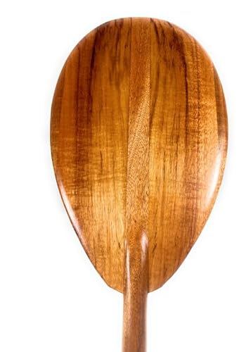Tikimaster Select Grade Koa Blonde Curls Paddle 60 Inch Steersman