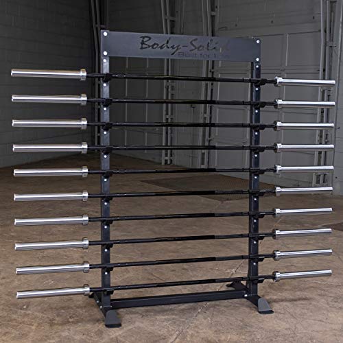 Body-Solid Horizontal Barbell Rack Black