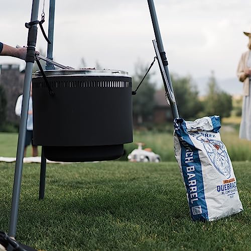 Certified Brands Burch Barrel Son of a Burch Portable Tripod Grill with Charcoal 20lbs