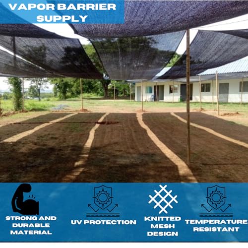 Generic VBS Black Shade Cloth 80% Privacy Screen 26' x 175'