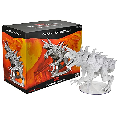 Dungeons & Dragons Nolzur's Marvelous Miniatures Gargantuan Tarrasque Unpainted Figure Gray