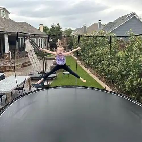 Springfree Jumbo Oval Trampoline 12x19 ft Black