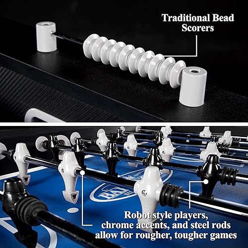Barrington Billiards Foosball Table 58" Irvine Black/Grey