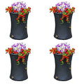 Good Ideas Impressions 50 Gallon Nantucket Rain Barrel Planter Brown (4 Pack)