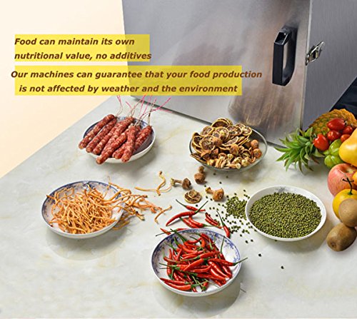 BREVELTION Food Dehydrator 16 Layers Silver