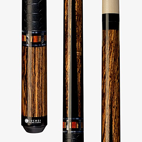 LUCASI Custom LZC26 Pool Cue Stick 12.75mm Shaft Uni-loc Soft Case